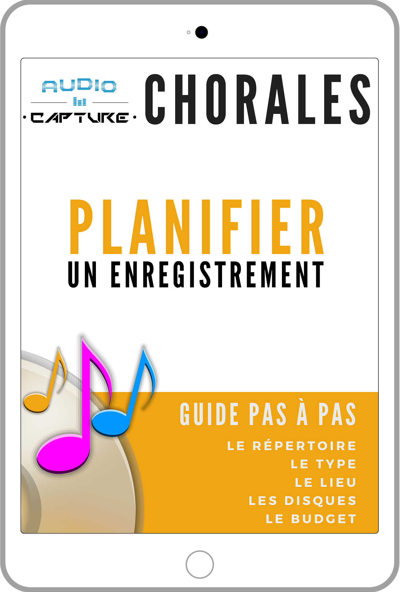 Planifier un enregistrement de chorale - Choeursenchanteurs